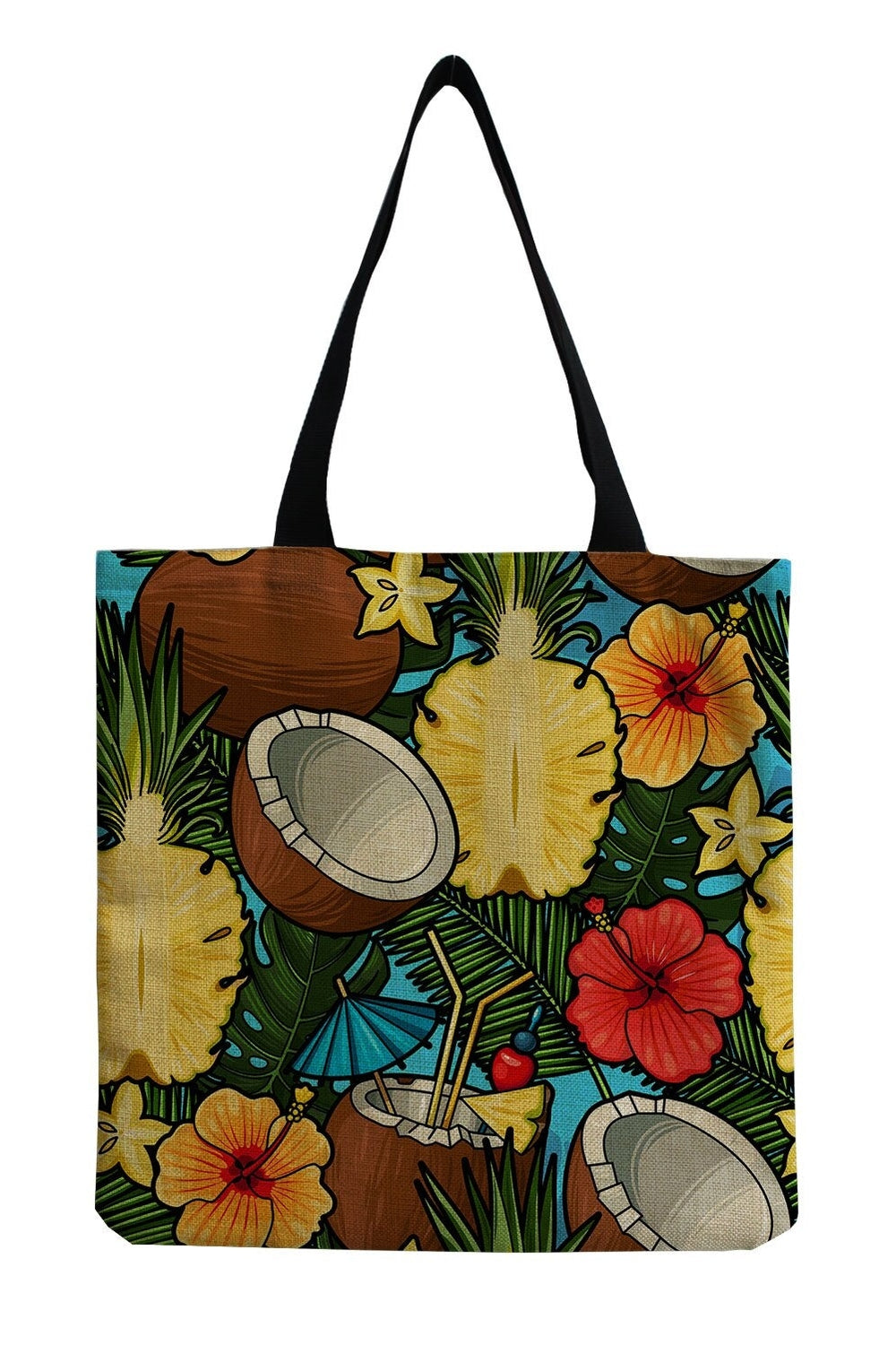 Mushroom Print Shopping Bag cottagecoreclothes