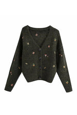 Goblincore Aesthetic Knit Fall Cardigan cottagecoreclothes