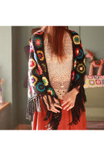 Mori Girl Retro Knit Scarf cottagecoreclothes