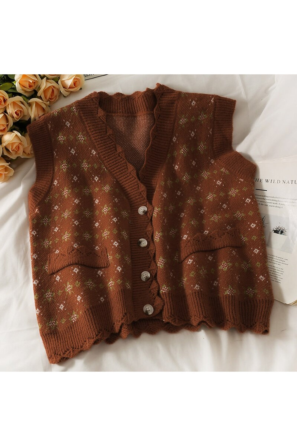 Vintage Retro Aesthetic Fall Sweater cottagecoreclothes