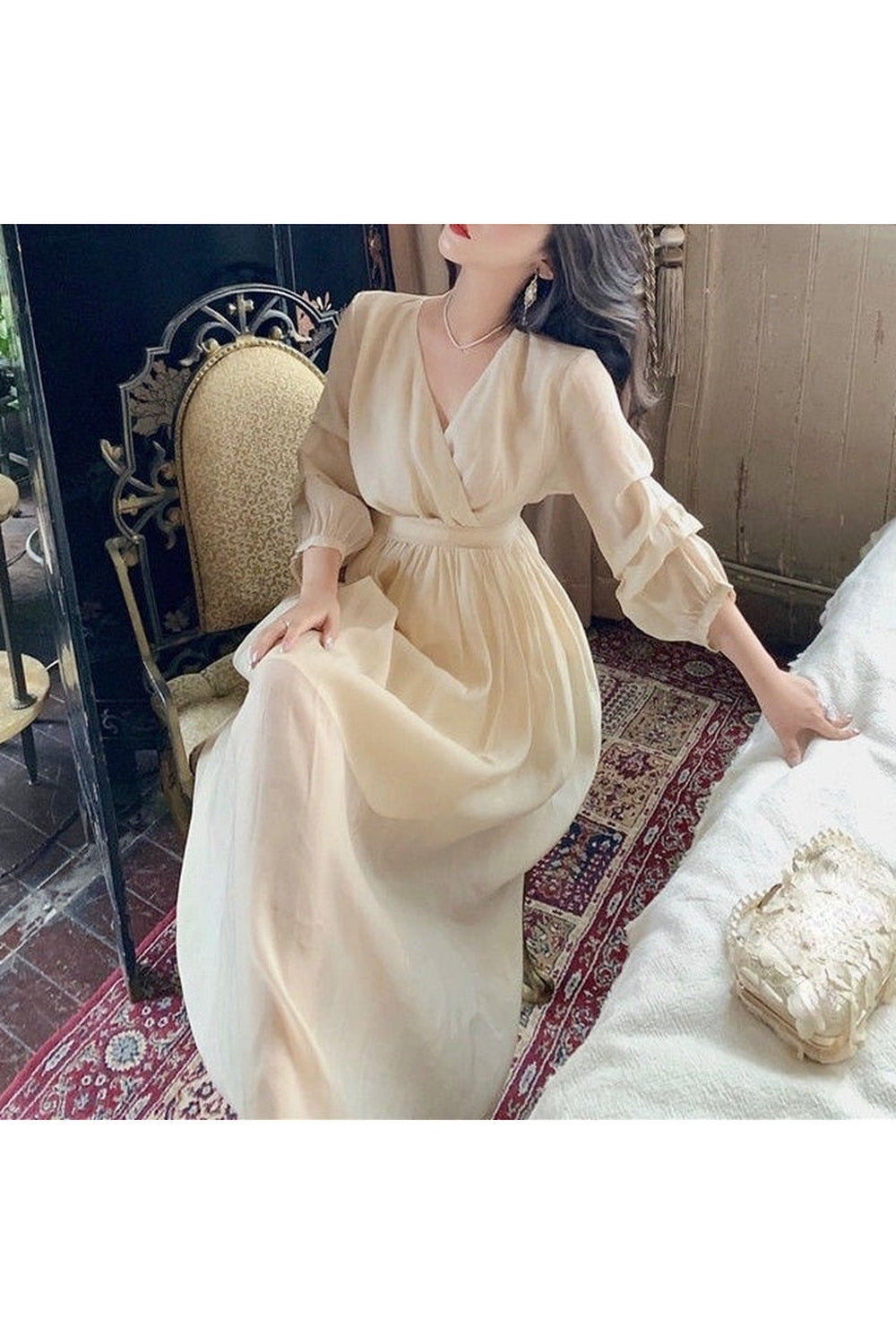 Fairycore Elegant Princess Dress cottagecoreclothes