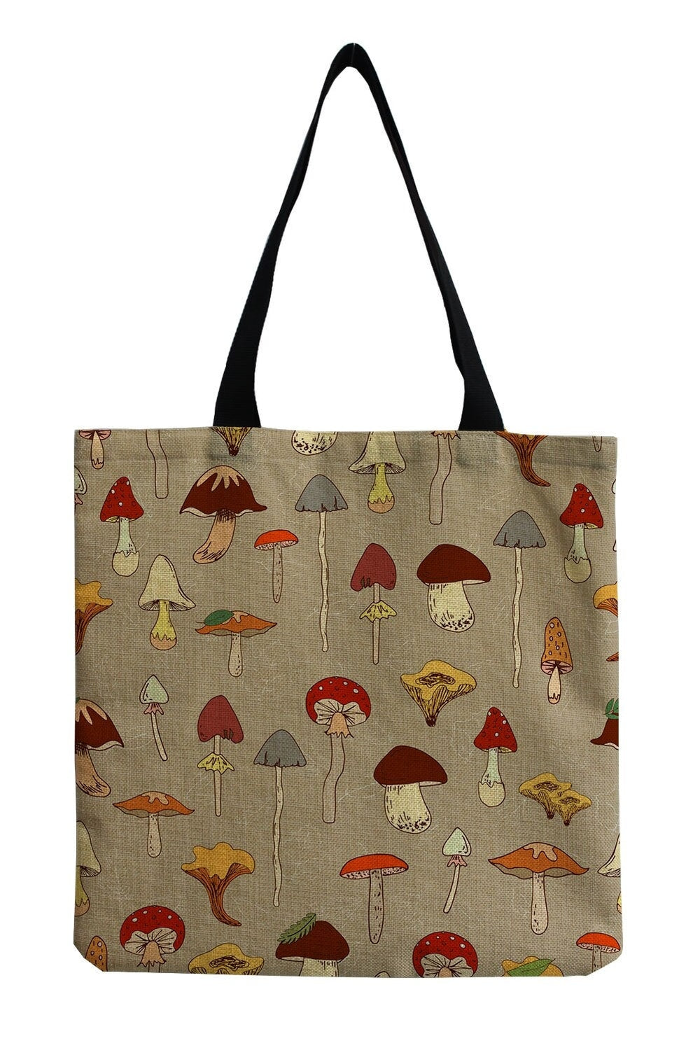 Mushroom Print Shopping Bag cottagecoreclothes