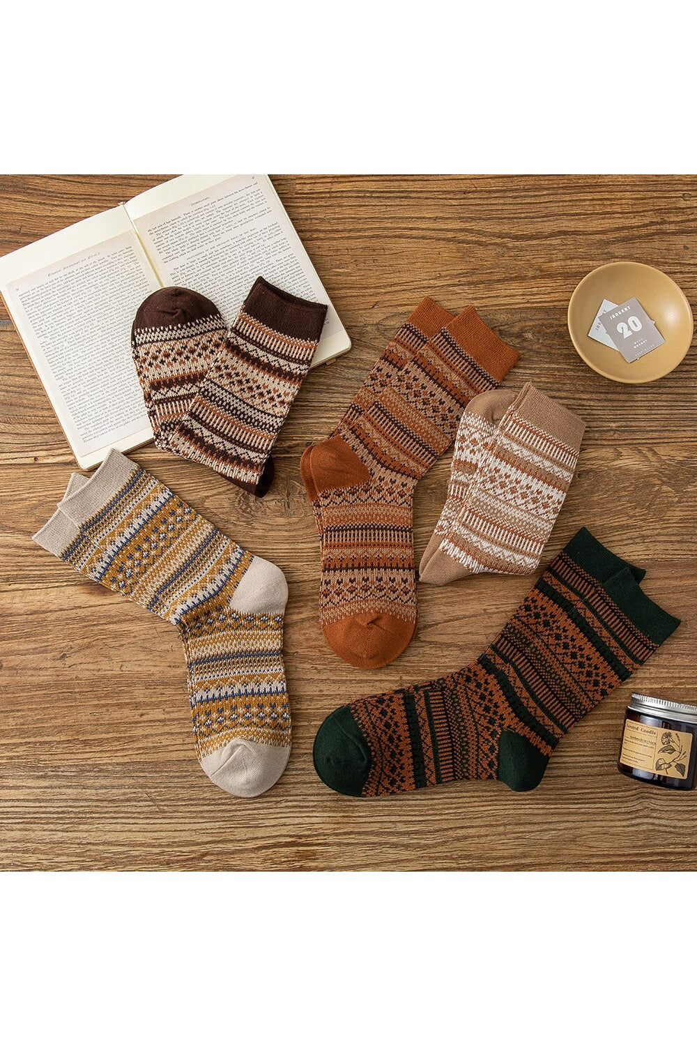 Goblincore Retro Style Socks cottagecoreclothes