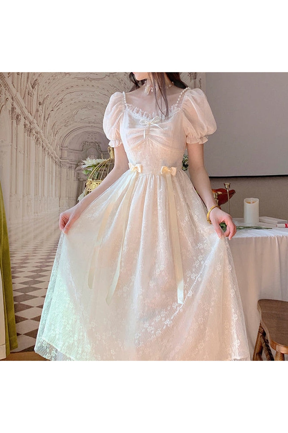 Elegant Princess Long Dress cottagecoreclothes