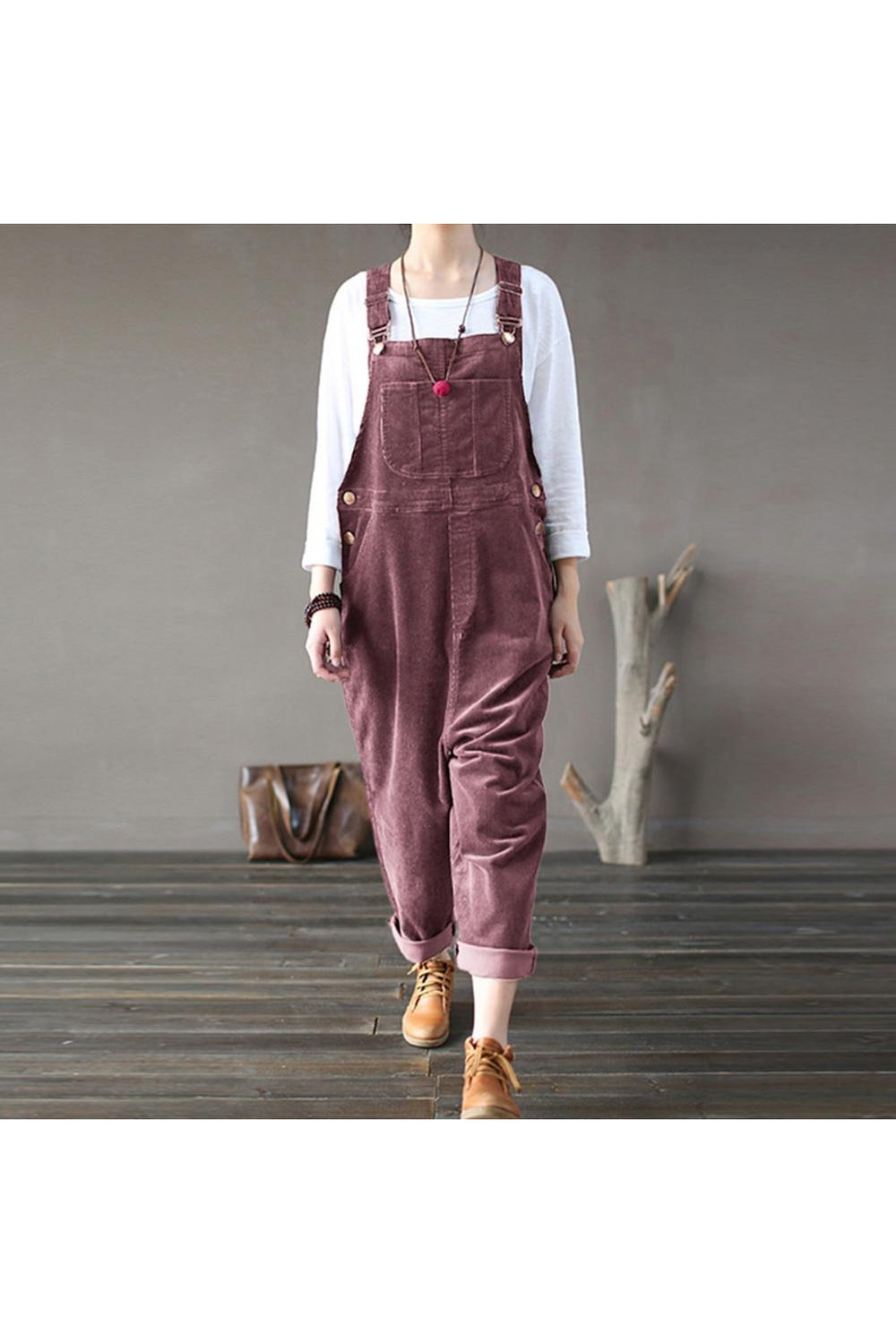 Goblincore Corduroy Jumpsuit cottagecoreclothes