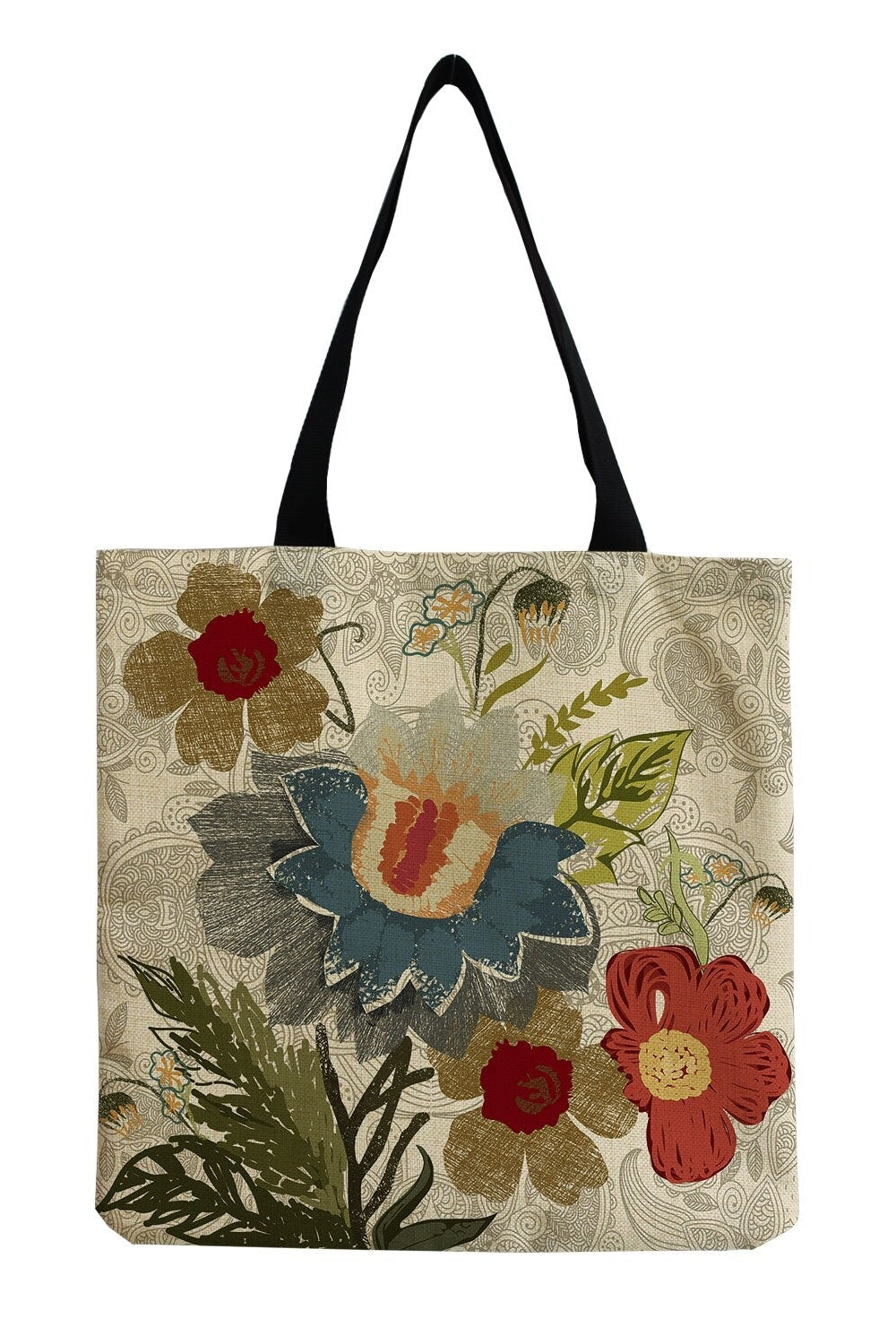 Mushroom Print Shopping Bag cottagecoreclothes