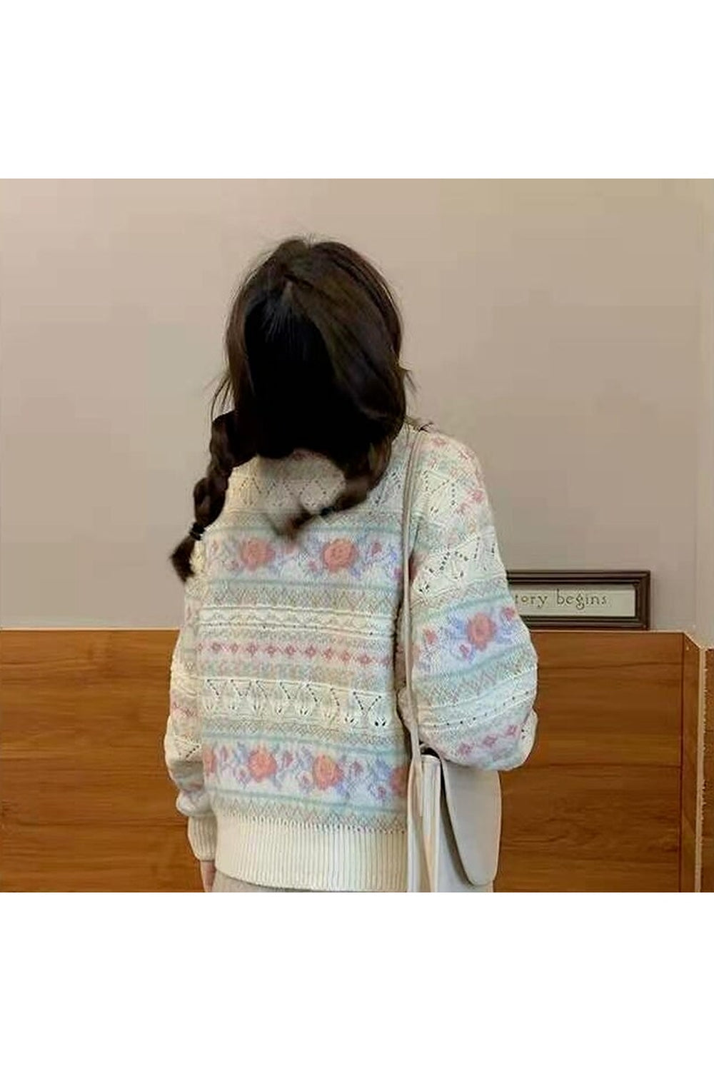 Spring Floral Vintage Fall Cardigan cottagecoreclothes