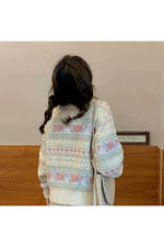 Spring Floral Vintage Fall Cardigan cottagecoreclothes