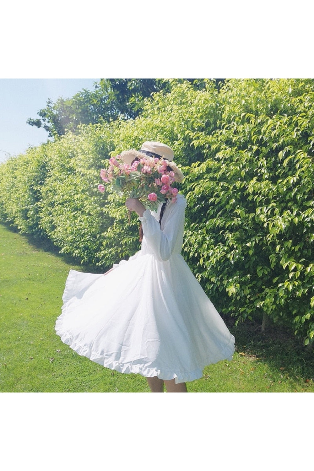 White Fairy Cute Dress cottagecoreclothes