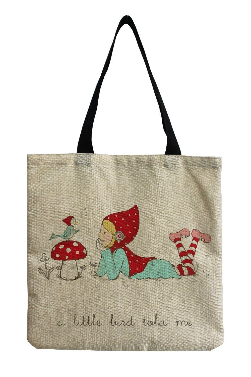 Mushroom Print Shopping Bag cottagecoreclothes