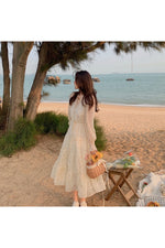 V-neck Elegant Sweet Dress cottagecoreclothes