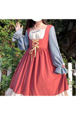 Mori Girl Long Sleeve Dress cottagecoreclothes