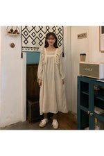 Mori Girl Ruffles Retro Dress cottagecoreclothes