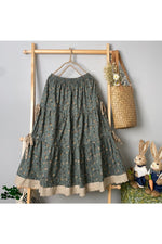 Mori Girl Double-Sided Lace Skirt cottagecoreclothes
