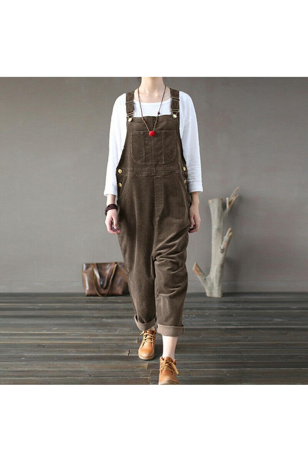 Goblincore Corduroy Jumpsuit cottagecoreclothes