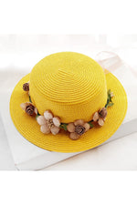 Flowers Ribbon Straw Hat cottagecoreclothes