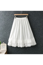 Dark Cottagecore Style Lace Skirt cottagecoreclothes