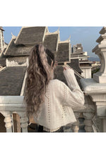 Retro Fairy Cropped Fall Cardigan cottagecoreclothes