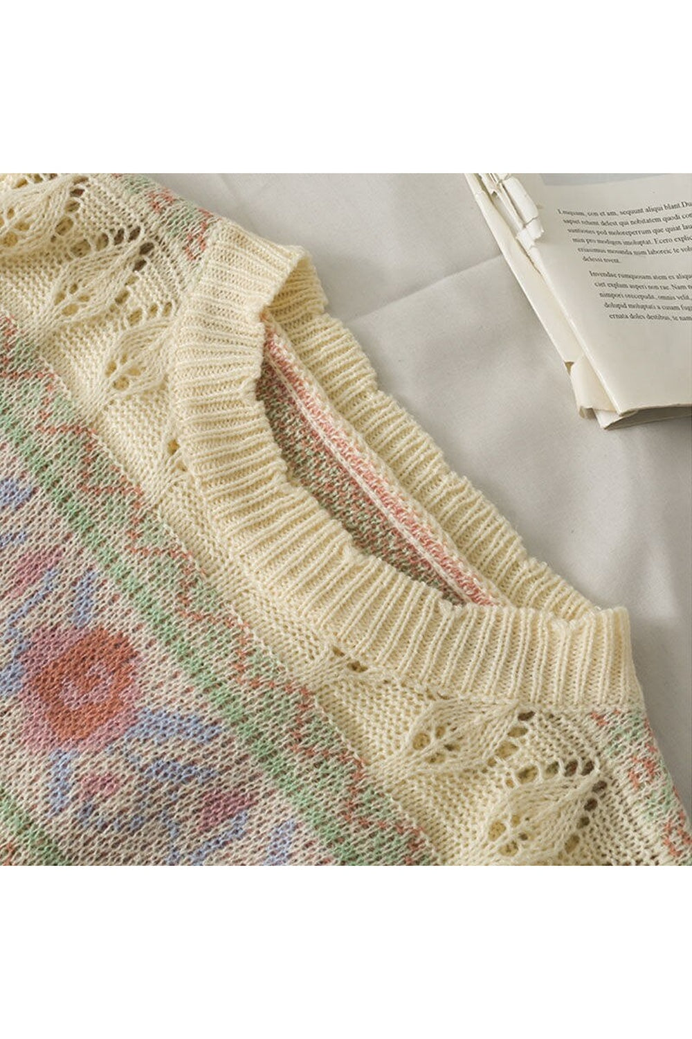 Retro Vitage Knit Fall Sweater cottagecoreclothes