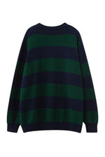 Goblincore V Neck Stripe Knitted Fall Cardigan cottagecoreclothes