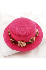 Flowers Ribbon Straw Hat cottagecoreclothes
