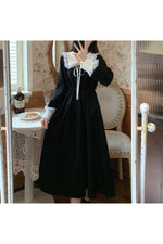 Mori Girl Elegant Long Sleeve Dress cottagecoreclothes
