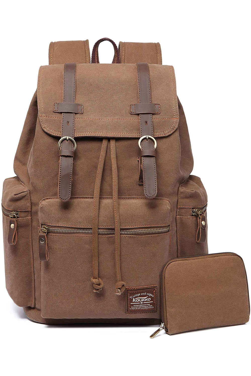 Goblincore Retro Canvas Backpack cottagecoreclothes