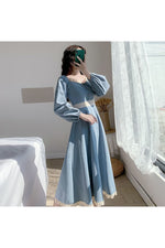 Mori Girl Blue Dress cottagecoreclothes