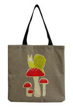 Mushroom Print Shopping Bag cottagecoreclothes