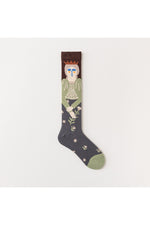 Abstract Art Illustration Socks cottagecoreclothes