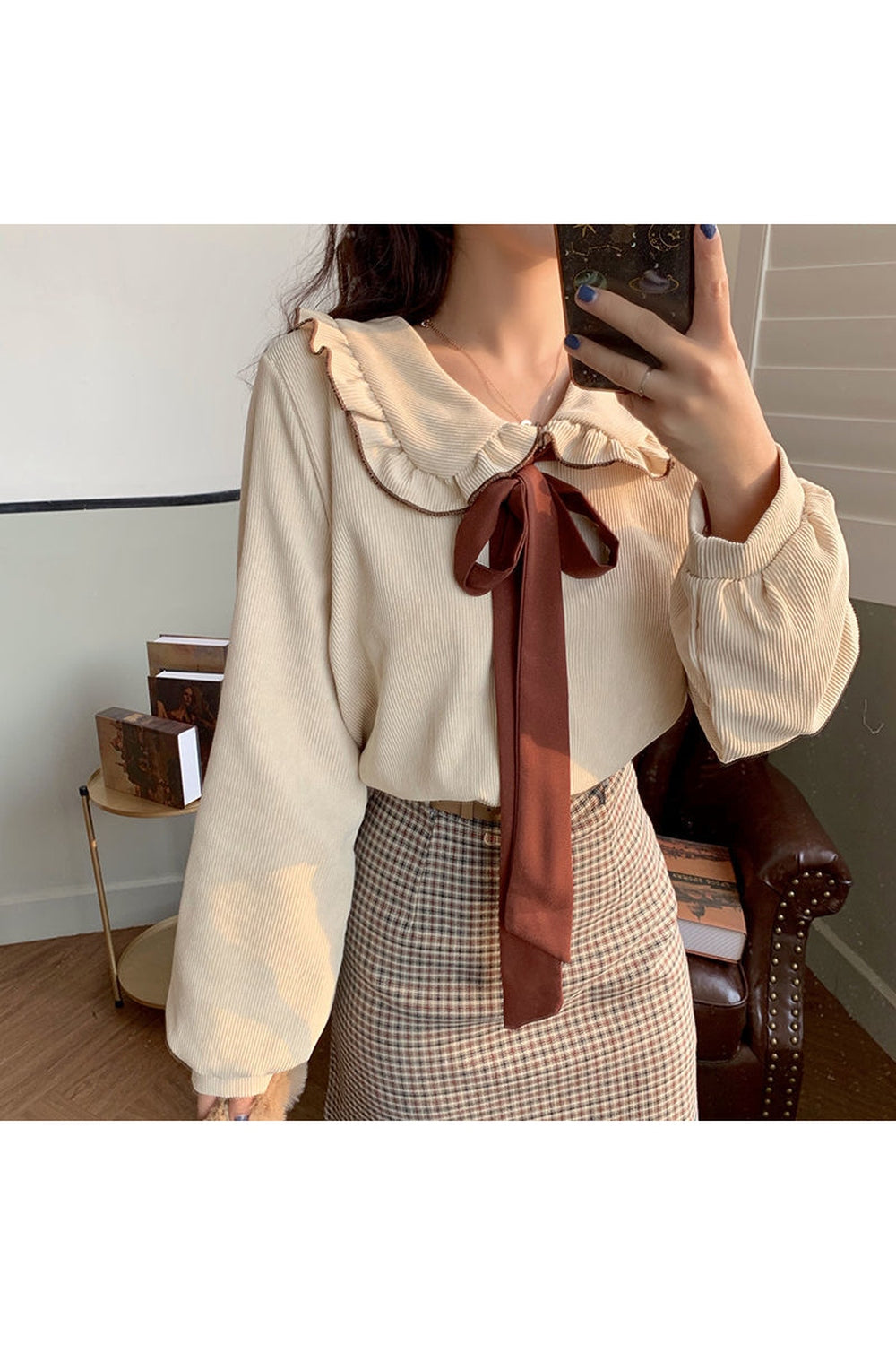Elegant Mori Girl Blouse cottagecoreclothes