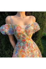 Vintage Aesthetic Midi Dress cottagecoreclothes