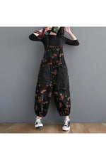 Dark Cottagecore Oversize Overalls cottagecoreclothes