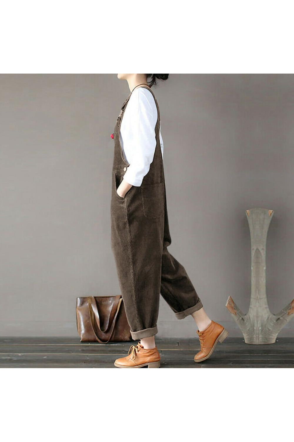 Goblincore Corduroy Jumpsuit cottagecoreclothes