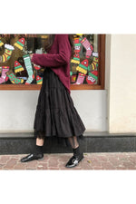 Long Tulle Vintage Skirt cottagecoreclothes