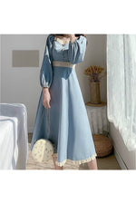 Mori Girl Blue Dress cottagecoreclothes