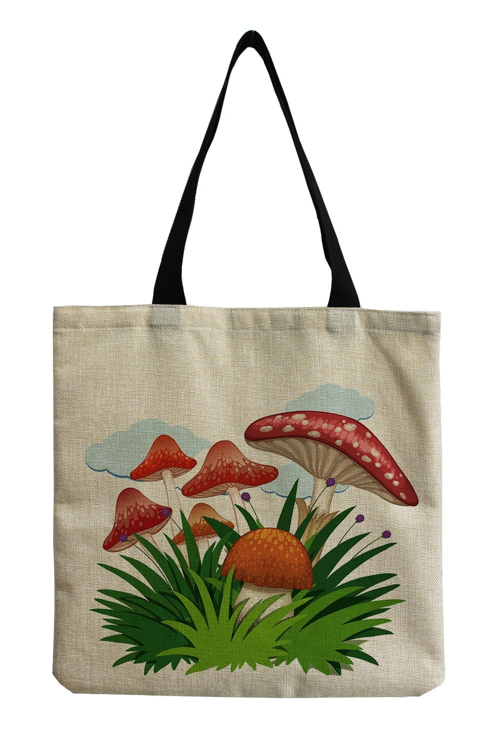 Mushroom Print Shopping Bag cottagecoreclothes