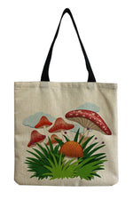 Mushroom Print Shopping Bag cottagecoreclothes