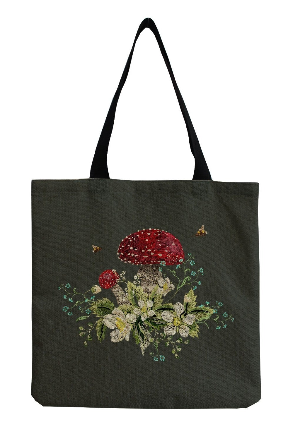 Mushroom Print Shopping Bag cottagecoreclothes