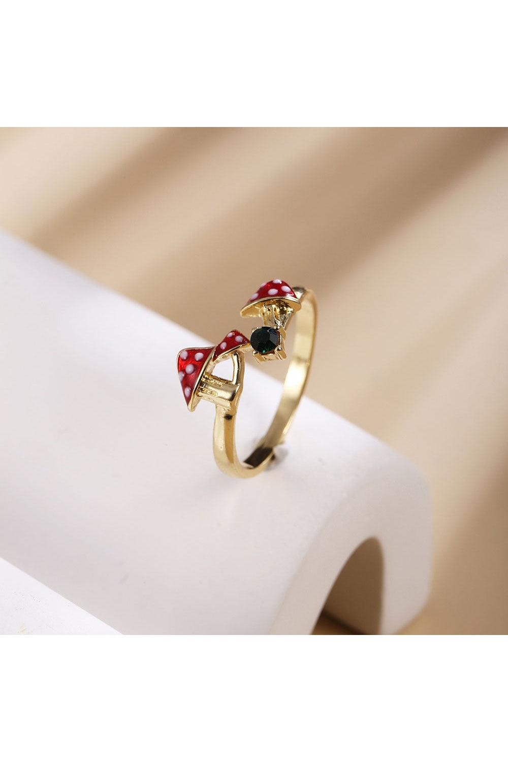 Retro Aesthetics Mushroom Ring cottagecoreclothes