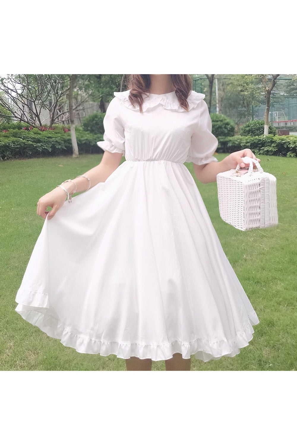 White Fairy Cute Dress cottagecoreclothes
