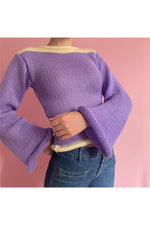 Fairy Grunge Rainbow Fall Sweater cottagecoreclothes