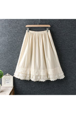 Dark Cottagecore Style Lace Skirt cottagecoreclothes