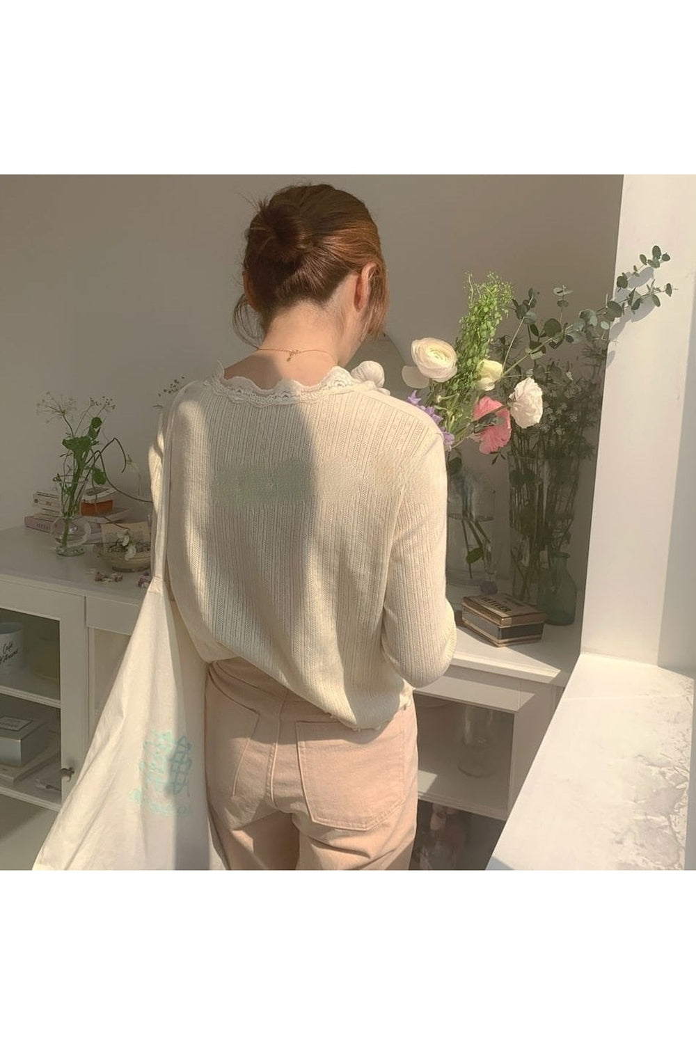 Fairycore Knit Lace Fall Cardigan cottagecoreclothes