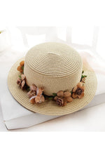Flowers Ribbon Straw Hat cottagecoreclothes