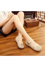 Soft Cotton Flat Shoes cottagecoreclothes