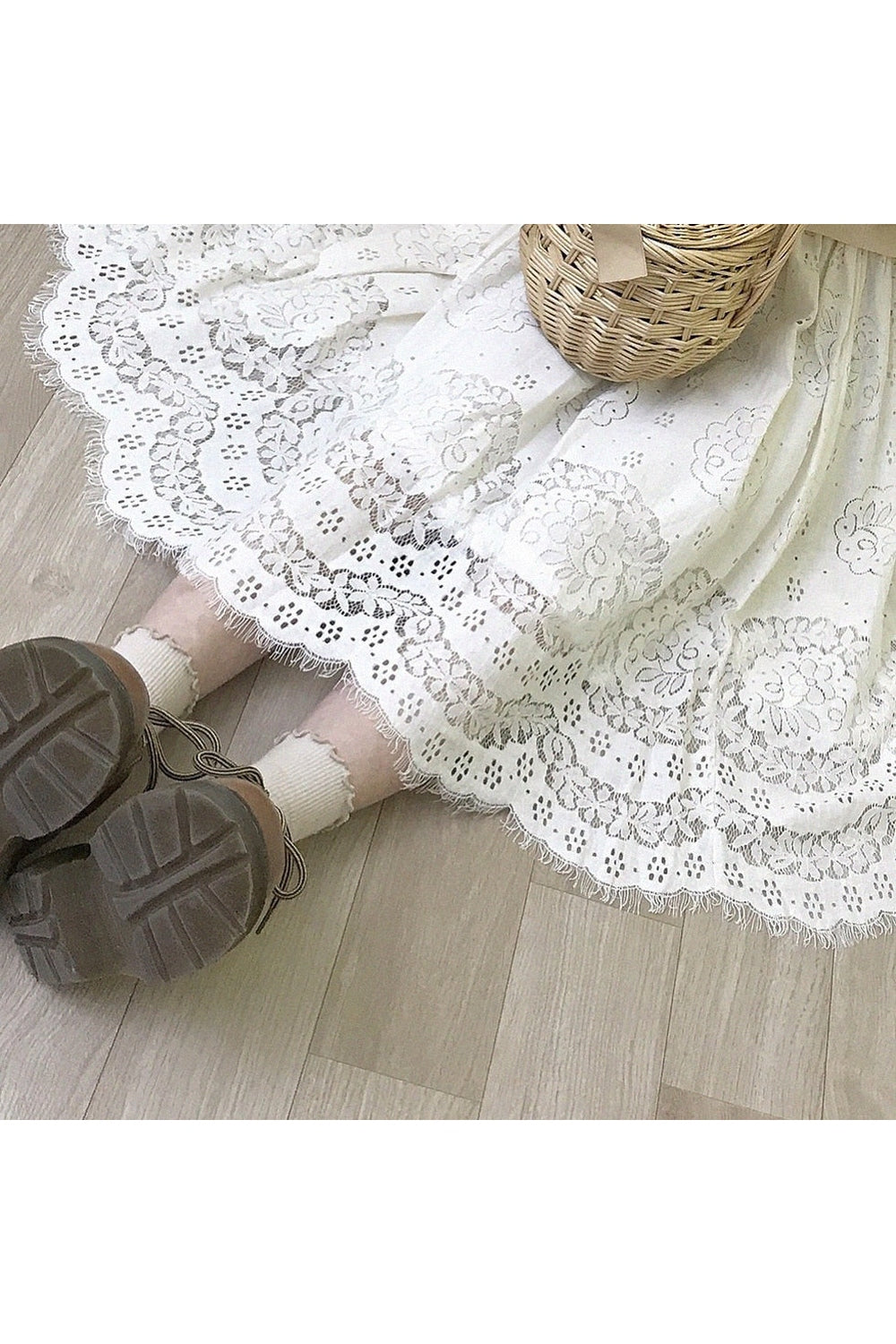 Lace Fairycore Skirt cottagecoreclothes