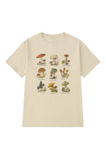 Vintage Mushroom Print T-Shirt cottagecoreclothes