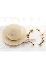 Flowers Ribbon Straw Hat cottagecoreclothes