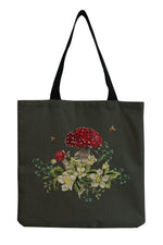 Mushroom Print Shopping Bag cottagecoreclothes